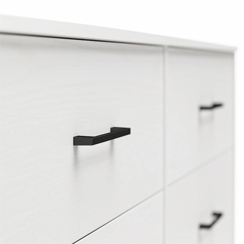 Wide 6-Drawer Dresser with Laminate Finish