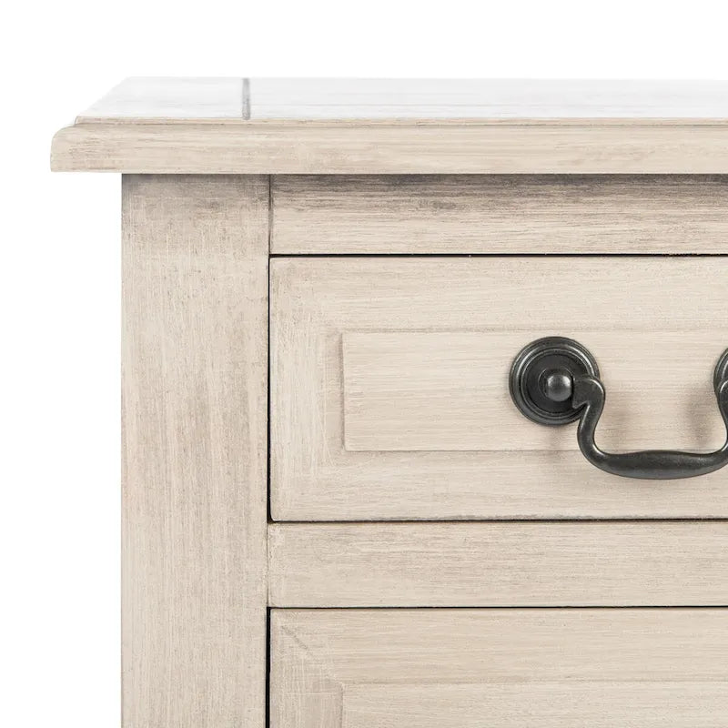 3-Drawer Console Table with Open Bottom Shelf