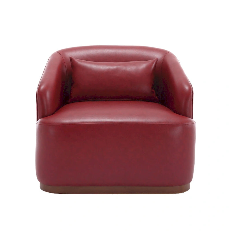 360-Degree Swivel Barrel Accent Chair
