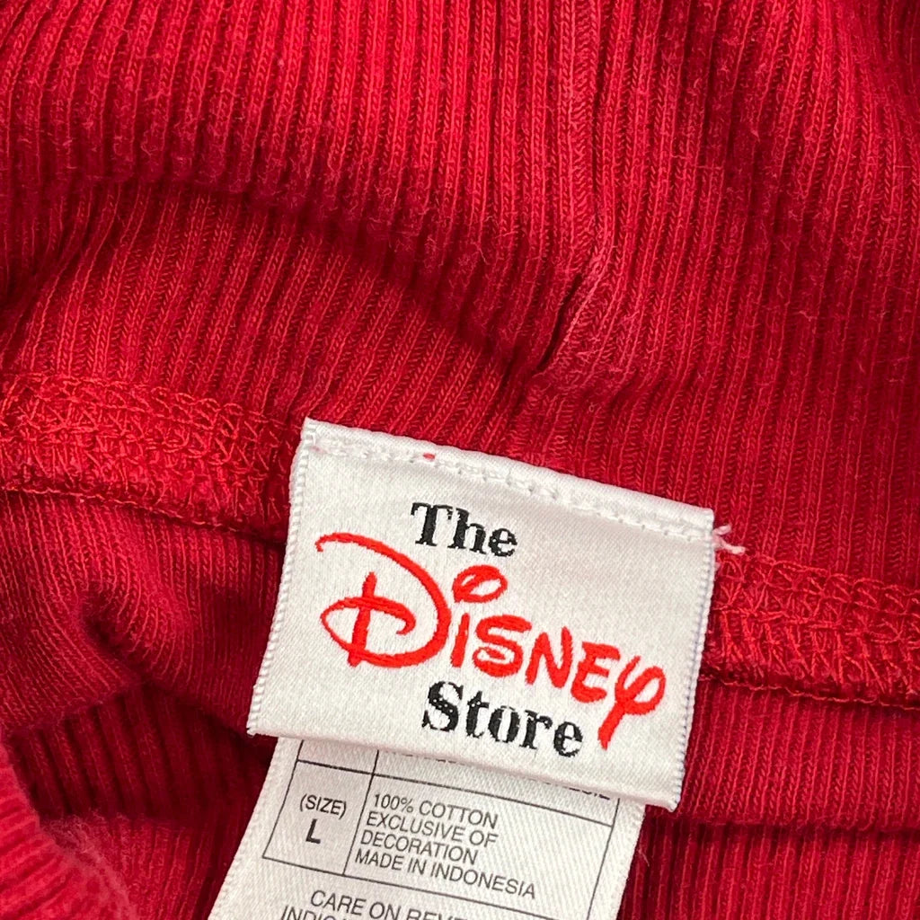 Winnie The Pooh Long Sleeve T-Shirt Women's Red Turtleneck Large