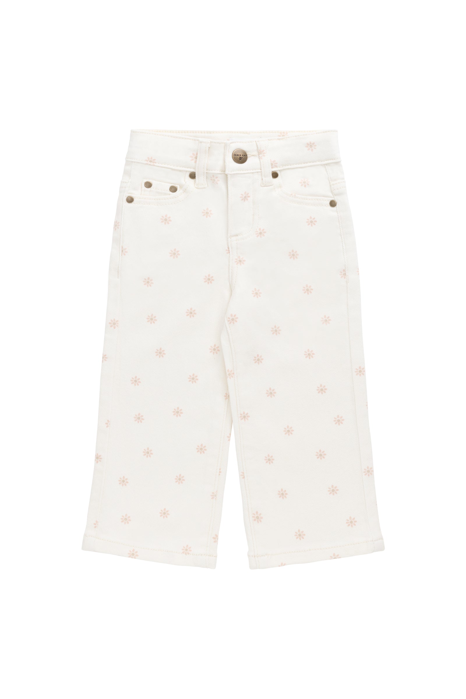 Solid Cotton-Elastane Pant with Nickel-Free Hardware for Girls Casual Daily Wear (6M�C10Y)