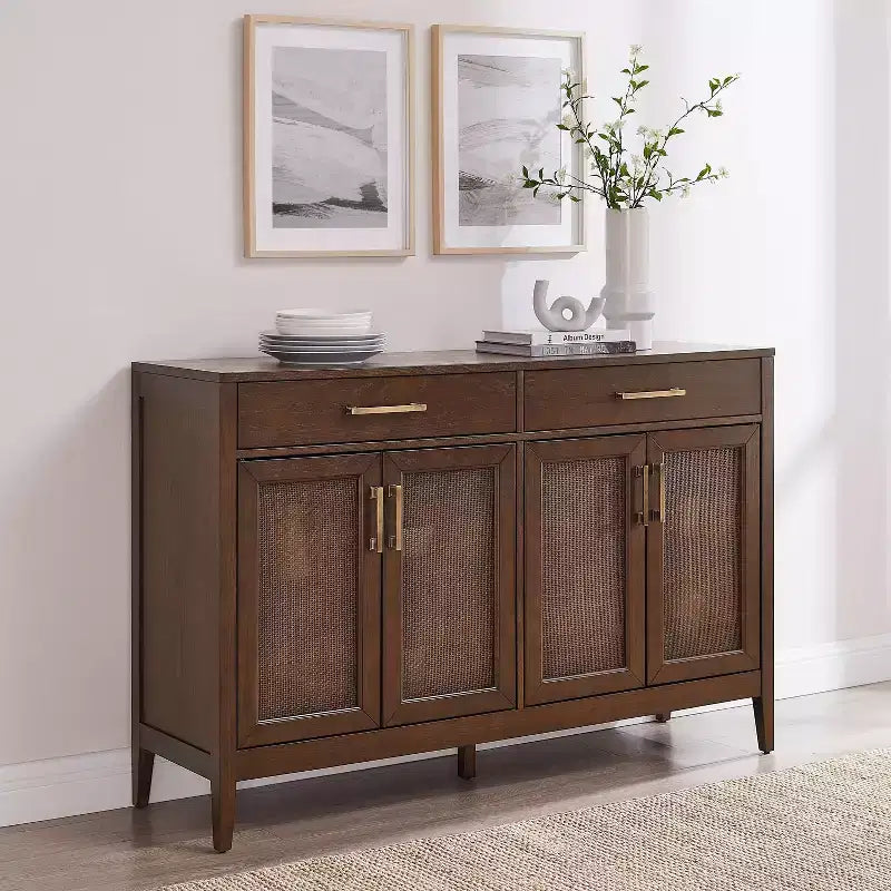 Crosley 56 Milo Sideboard Dark Brown