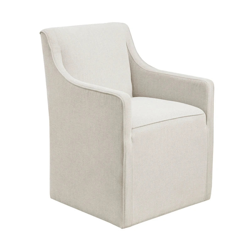 Dining Arm Chair with Casters