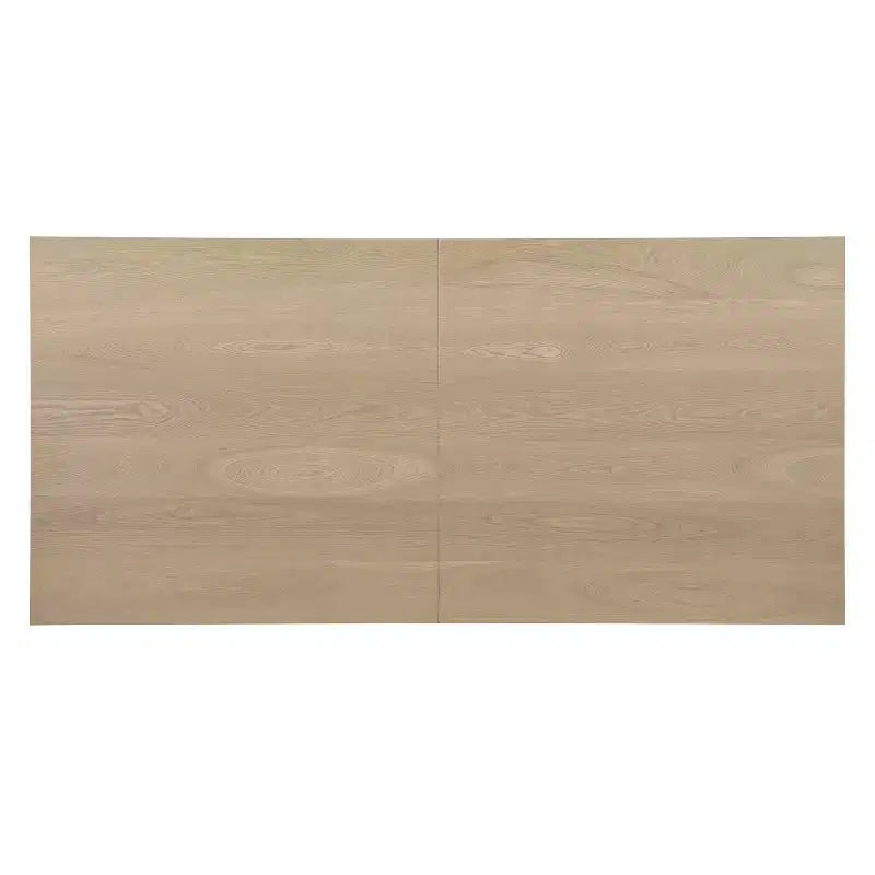 84 Wood Rectangular Dining Table for 6, Pedestal Base