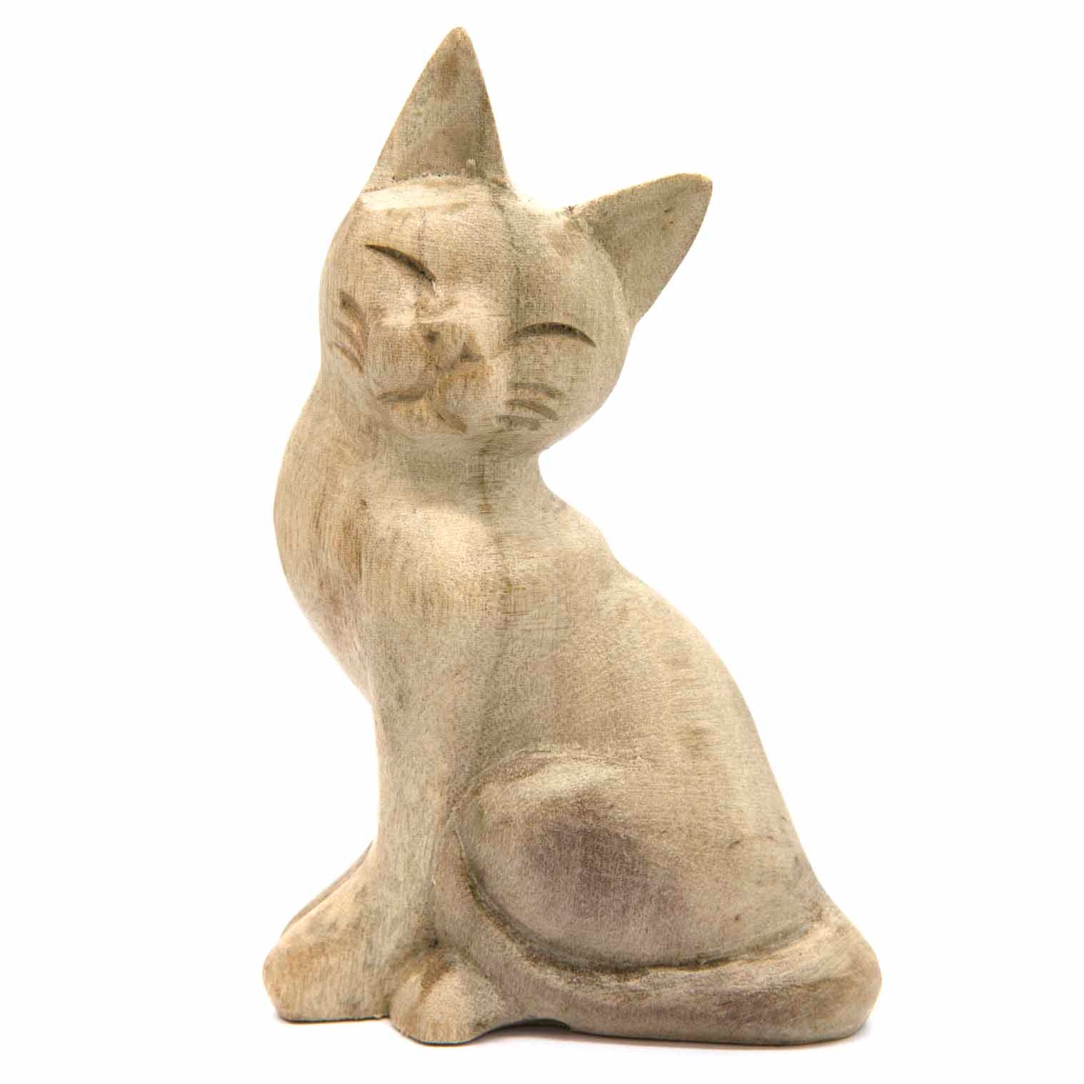 Sitting Cat Carving