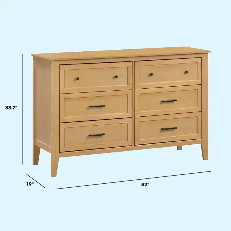 6-Drawer Nursery Dresser -Pine Wood