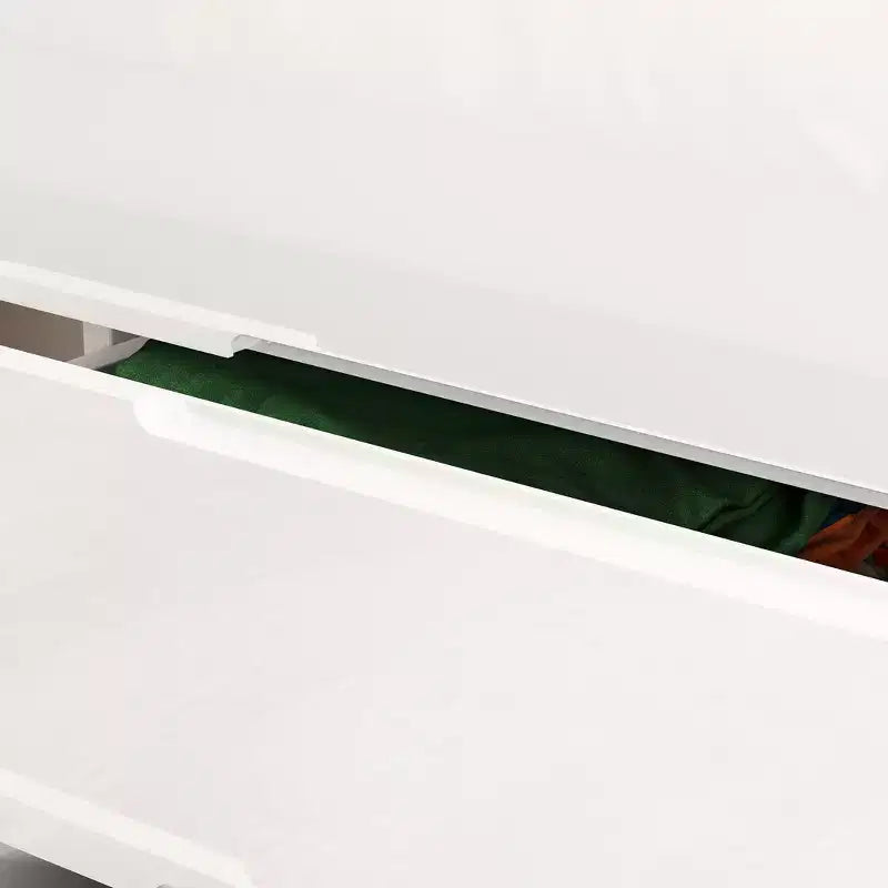 8 Drawer Dresser with Underlight - High Gloss Modern Chest of Drawers
