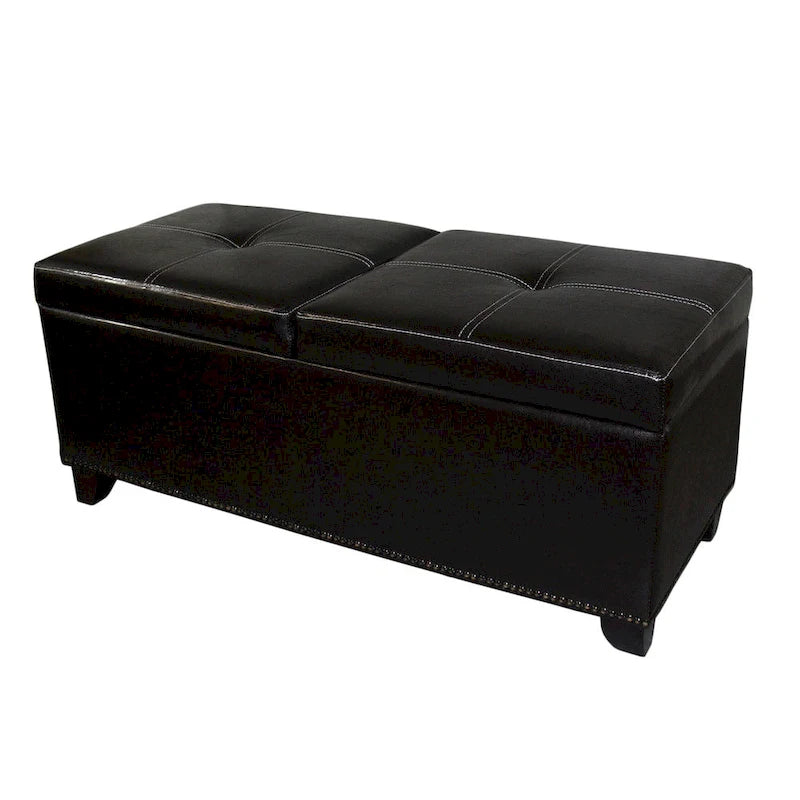 15-Inch Leatherette Storage Bench and Lift Top Table