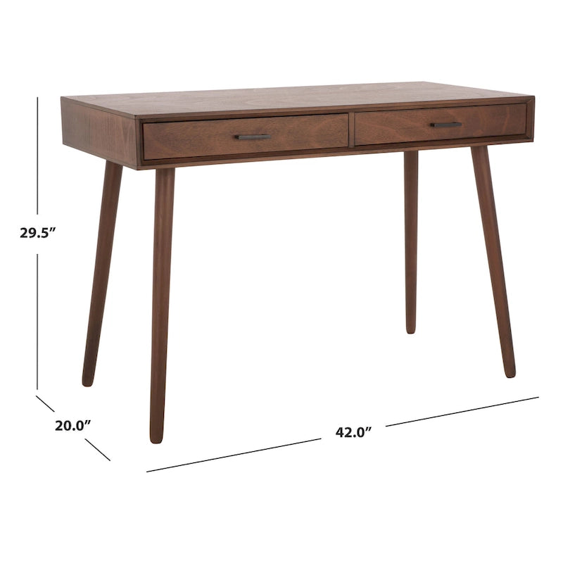 2-Drawer Desk with Stiletto Legs